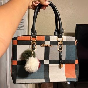 Cute plaid handbag
